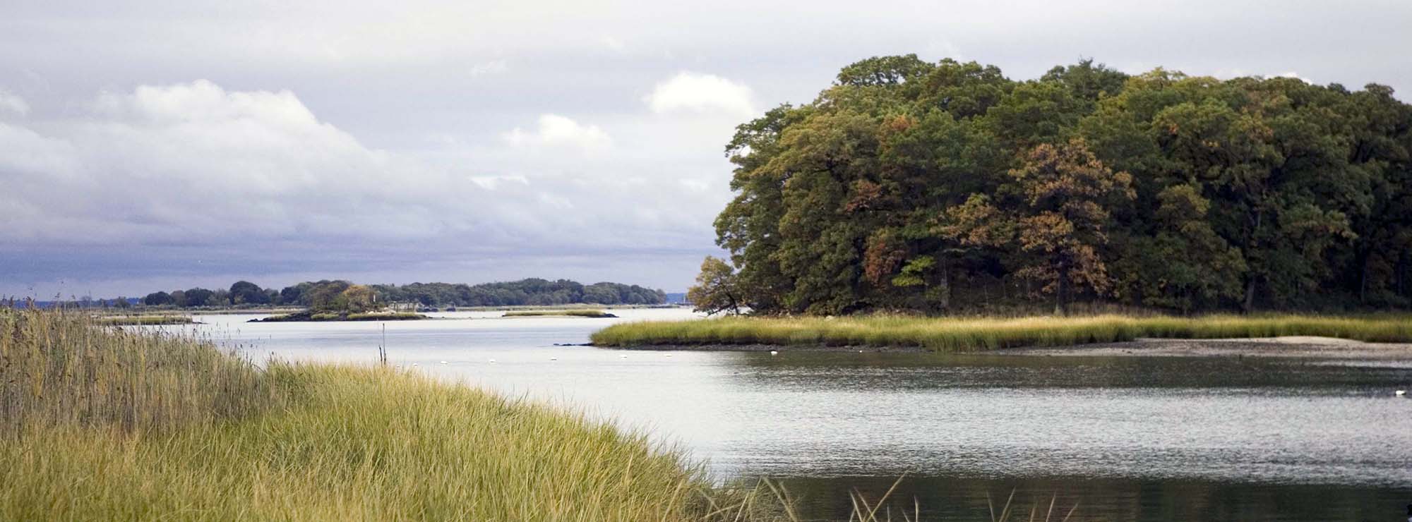 Long Island Sound on Cloudy Morning